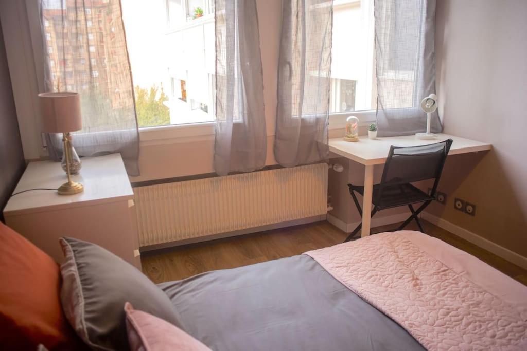 T2 Cosy & Moderne Avec Parking Prive Gratuit A Villeurbanne Extérieur photo
